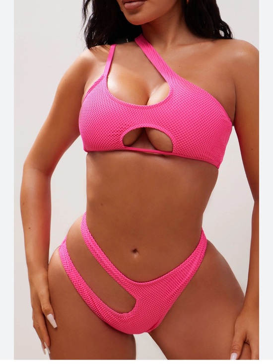Fashion Nova Other - Fashion Nova Hot‎ Pink Strappy Cutout Bikini